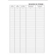 Tipizat - registru intrare / iesire - A4, portret, simplu, 100 file, coperta duplex