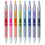 Pix cu gel Uni-ball Signo Fashion UMN-207F, 0.7mm, cu mecanism, corp in culoarea scrisului, grip cauciucat