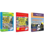 Pachet 2026. Intrebari, teste si legislatie pentru obtinerea permisului de conducere auto. Categoriile C, CE + D, DE