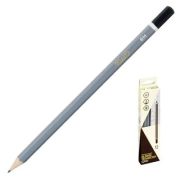 Creion grafit Grand, B-6B / HB-6H, corp hexagonal gri, fara guma de sters, duritate 2H