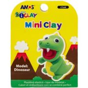 Plastilina Amos iClay AM-27, 30g, Model Dinozaur, cutie 4 culori
