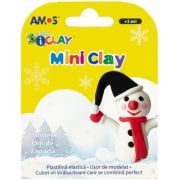 Plastilina Amos iClay AM-27, 30g, Model om de zapada, cutie 4 culori