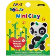 Plastilina Amos iClay AM-27, 30g, Model Ursulet Panda, cutie 4 culori