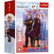 Puzzle carton 54 piese Trefl Mini. Frozen, Anna, Elsa si Kristoff