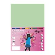 Carton colorat A4 Fabrisa 15512, 180g/mp, verde deschis pastel, top 250 coli