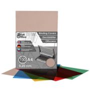 Coperta indosariere A4 ProfiOffice, PVC fumuriu, transparent, 0. 20mm, top cu 100 coli