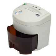 Distrugator documente automat ProfiOffice Piranha Disk CC, 7 coli, securitate P-3, taiere particule 4x32mm, 250W, cos 3 litri