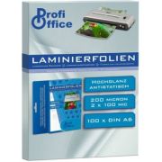 Folie laminare A6 ProfiOffice, 100 microni, top cu 100 coli