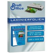 Folie laminare A3 ProfiOffice, 125 microni, top cu 100 coli