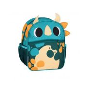 Ghiozdan gradinita Starpak Dino, 26 cm, 1 compartiment, turcoaz cu portocaliu