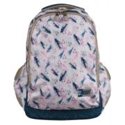 Ghiozdan St. Majewski St. Right Boho, 2 compartimente, 2 buzunare, alb, BP-47