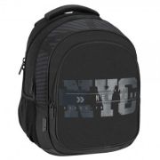 Ghiozdan Starpak NYC, 43 cm, 3 compartimente, negru