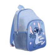 Ghiozdan St. Majewski Stitch, 30x23x12 cm, bleu