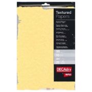 Hartie texturata A4 DECAdry Gold SCL2059D, 95g/mp, pretaiata, set 10 coli