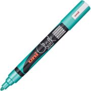 Marker cu creta UNI Chalk PWE-5M, varf rotund, 1. 8-2. 5mm, Verde metalizat