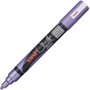 Marker cu creta UNI Chalk PWE-5M, varf rotund, 1. 8-2. 5mm, Violet metalizat