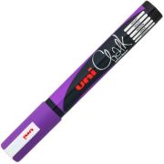 Marker cu creta UNI Chalk PWE-5M, varf rotund, 1. 8-2. 5mm, Violet