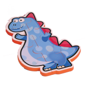 PUZZLE DIN SPUMA EVA, MAXI CU 10 PIESE, ALBASTRU, PUEDO