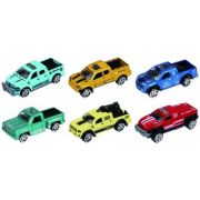 Macheta Die Cast, set 3 camionete, diverse culori si modele, 1/64