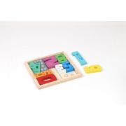 PUZZLE DIN LEMN CU NUMERE, 12 PIESE