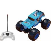 MASINUTA CU TELECOMANDA TIP CAMION BEAST RUNNERS, SCARA 1/24, 21CM, ALBASTRU