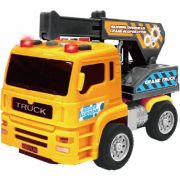 VEHICULE CU LUMINI, SUNETE SI FRICTIUNE, SCARA 1/24, 14CM, MACARA