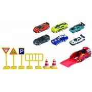 Set lansator cu masinute Die Cast, 1/64
