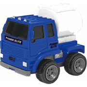 VEHICULE CU FRICTIUNE, SCARA 1/43, 10CM, AUTOCISTERNA ALBASTRA
