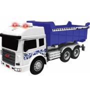 VEHICULE CU LUMINI, SUNETE SI FRICTIUNE, SCARA 1/14, 27. 5CM, BASCULANTA MOV