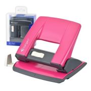 Perforator Kangaro AION-20/S, 20 coli, metalic, roz fucsia, blister