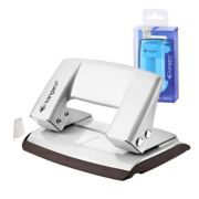 Perforator Kangaro AION-10G/S, 10 coli, metalic, alb metalizat, blister