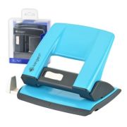 Perforator Kangaro AION-20/S, 20 coli, metalic, albastru turqoise, blister