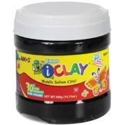 Plastilina Amos iClay, 400g, Negru