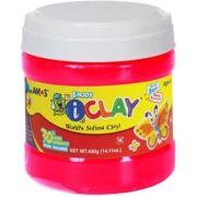 Plastilina Amos iClay, 400g, Rosu