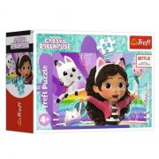 Puzzle carton 54 piese Gabby's Dollhouse Aventurile lui Gabby