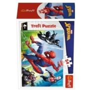 Puzzle carton 54 piese Trefl Mini Spider-Man in actiune