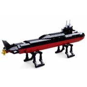 Joc de constructie Submarin, pvc, Sluban M38-B0703, 227 piese, 38x23. 7x6. 7cm