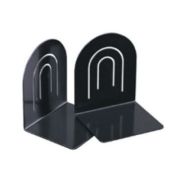 Suport carti/opritor Eagle 9354, 154x125x108mm, metalic, negru, set 2 buc