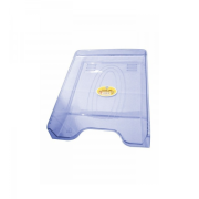 Tavita documente Ark 350, plastic, transparent albastru