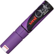 Marker cu creta UNI Chalk PWE-8K, varf tesit, 8. 0mm, Violet