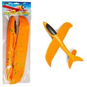 Avion din polistiren, cu led, 48x47 cm