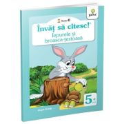 Invat sa citesc! Nivelul 0. Iepurele si broasca-testoasa - adaptare dupa Esop