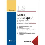 Legea societatilor si legislatie conexa. Actualizata 23 februarie 2026 - Sergiu Golub