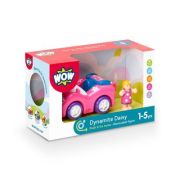 Jucarie pentru copii Masina de curse roz, Dynamite Daisy, WOW Toys