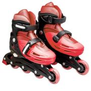 Role pentru copii, roti PVC, L (38-41), rosu