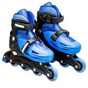 Role pentru copii, roti PVC, M (34-37), albastru