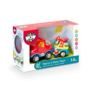 Jucarie pentru copii Set camion cu motocicleta, Marco's Moto Team, WOW Toys