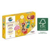 Set figurine magnetice pentru copii, din lemn, 35 piese, Cayro