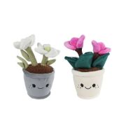 Jucarie de plus, Trandafir de primavara in ghiveci, 24 cm