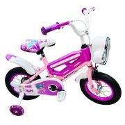 Bicicleta copii, cu lumina, nr. 12, mov